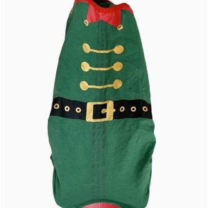 Wonderland Dog Pajamas Size Medium Christmas Santa’s Elf